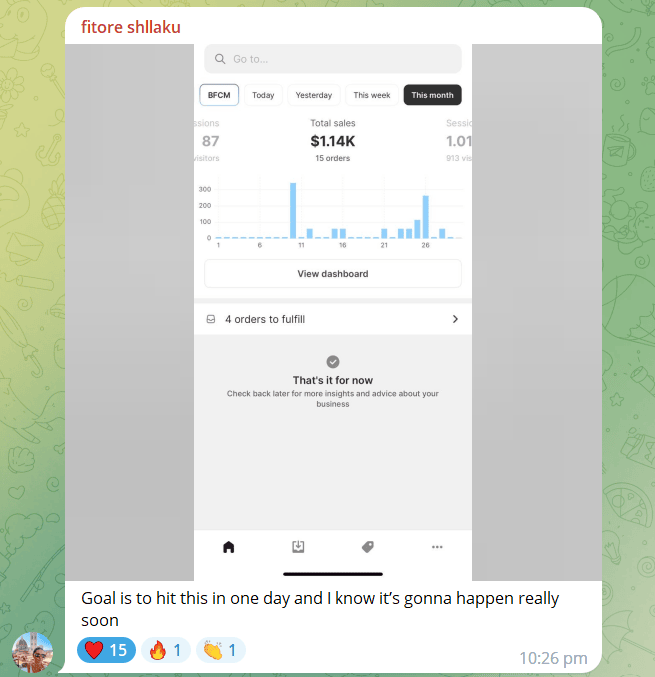 Fitore, student testimonial